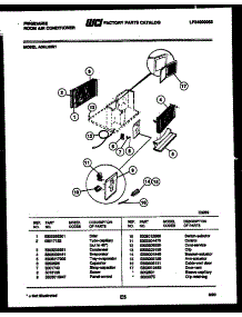 03 - Unit Parts parts for Frigidaire Air Conditioner A06LH5N1 from AppliancePartsPros.com