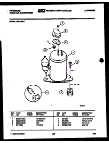 05 - Compressor Parts parts for Frigidaire Air Conditioner A06LH5N1 from AppliancePartsPros.com