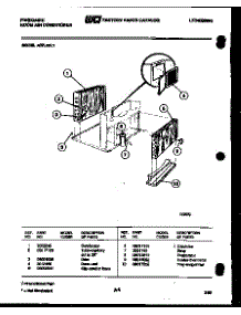03 - Unit Parts parts for Frigidaire Air Conditioner A07LH8L1 from AppliancePartsPros.com