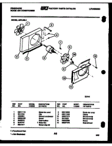 05 - Air Handling Parts parts for Frigidaire Air Conditioner A07LH8L1 from AppliancePartsPros.com