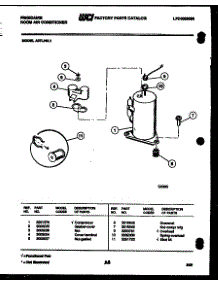 07 - Compressor Parts parts for Frigidaire Air Conditioner A07LH8L1 from AppliancePartsPros.com