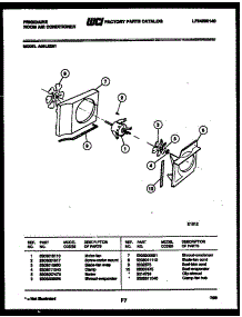 05 - Air Handling Parts parts for Frigidaire Air Conditioner A08LE2N1 from AppliancePartsPros.com