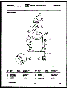 06 - Compressor Parts parts for Frigidaire Air Conditioner A08LE2N1 from AppliancePartsPros.com