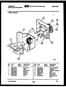 03 - Air Handling Parts parts for Frigidaire Air Conditioner A08LE2N2 from AppliancePartsPros.com