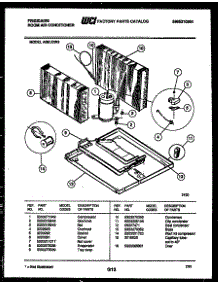 05 - System Parts parts for Frigidaire Air Conditioner A08LE2N2 from AppliancePartsPros.com