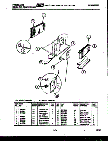 03 - Unit Parts parts for Frigidaire Air Conditioner A08ME2E1 from AppliancePartsPros.com