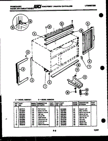 06 - Window Mounting Parts parts for Frigidaire Air Conditioner A08ME2E1 from AppliancePartsPros.com