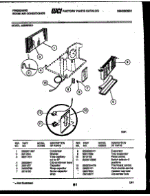 03 - Unit Parts parts for Frigidaire Air Conditioner A08ME2E4 from AppliancePartsPros.com