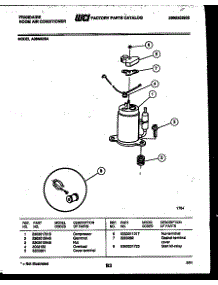 05 - Compressor Parts parts for Frigidaire Air Conditioner A08ME2E4 from AppliancePartsPros.com