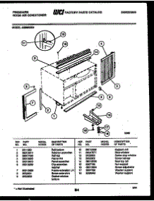 06 - Window Mounting Parts parts for Frigidaire Air Conditioner A08ME2E4 from AppliancePartsPros.com