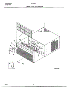 Cabinet Front And Wrapper parts for Frigidaire Air Conditioner 5177004B from AppliancePartsPros.com