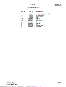 Air Handling parts for Frigidaire Air Conditioner 5177004B from AppliancePartsPros.com