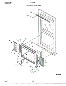Window Mounting parts for Frigidaire Air Conditioner 5177004B from AppliancePartsPros.com