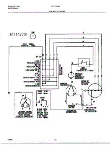 Wiring Diagram parts for Frigidaire Air Conditioner 5177004B from AppliancePartsPros.com
