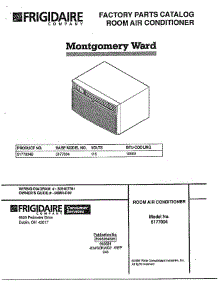 Room Air Conditioner parts for Frigidaire Air Conditioner 5177004B from AppliancePartsPros.com