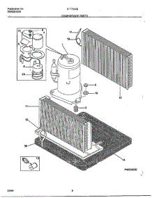Compressor parts for Frigidaire Air Conditioner 5177004B from AppliancePartsPros.com