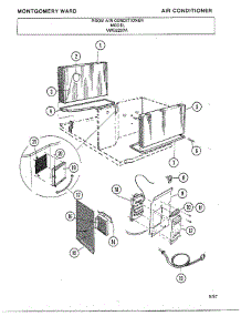 Room Air Conditioner Page 3 parts for Frigidaire Air Conditioner 5237A from AppliancePartsPros.com