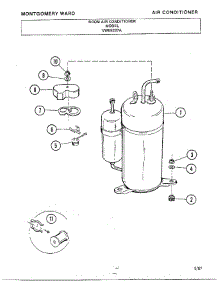 Room Air Conditioner Page 7 parts for Frigidaire Air Conditioner 5237A from AppliancePartsPros.com