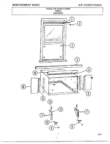 Room Air Conditioner Page 9 parts for Frigidaire Air Conditioner 5237A from AppliancePartsPros.com