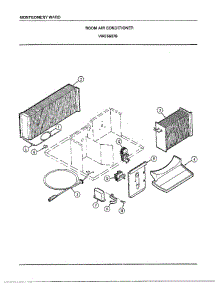 Room Air Conditioner Page 3 parts for Frigidaire Air Conditioner 5607B from AppliancePartsPros.com