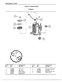 Room Air Conditioner Page 6 parts for Frigidaire Air Conditioner 5607B from AppliancePartsPros.com