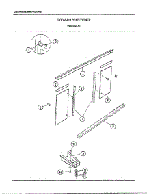 Room Air Conditioner Page 7 parts for Frigidaire Air Conditioner 5607B from AppliancePartsPros.com