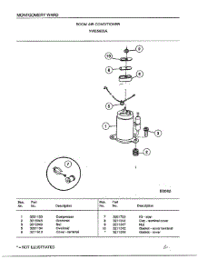 Room Air Conditioner Page 4 parts for Frigidaire Air Conditioner 5629A from AppliancePartsPros.com