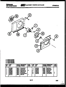 05 - Air Handling Parts parts for Frigidaire Air Conditioner A04LE2E1 from AppliancePartsPros.com