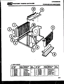 03 - Unit Parts parts for Frigidaire Air Conditioner A05LH5E1 from AppliancePartsPros.com