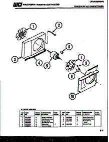 05 - Air Handling Parts parts for Frigidaire Air Conditioner A05LH5E1 from AppliancePartsPros.com