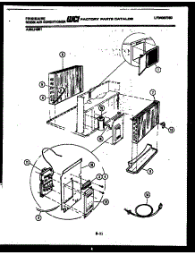 03 - Unit Parts parts for Frigidaire Air Conditioner A06LH8E1 from AppliancePartsPros.com