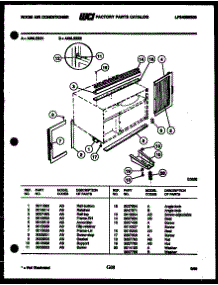 07 - Window Mounting Parts parts for Frigidaire Air Conditioner A08LE2E1 from AppliancePartsPros.com