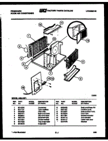 04 - Unit Parts parts for Frigidaire Air Conditioner A08LH5F1 from AppliancePartsPros.com