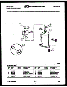 06 - Compressor Parts parts for Frigidaire Air Conditioner A08LH5F1 from AppliancePartsPros.com