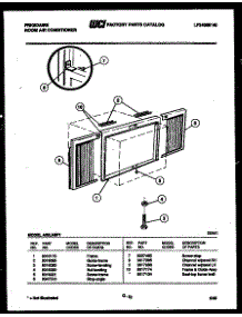 07 - Window Mounting Parts parts for Frigidaire Air Conditioner A08LH5F1 from AppliancePartsPros.com