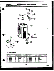 05 - Compressor Parts parts for Frigidaire Air Conditioner AHW09NT2E2 from AppliancePartsPros.com