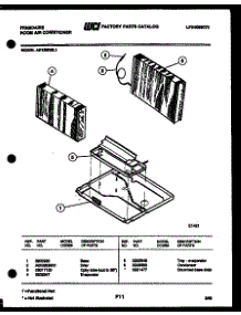 05 - Unit Parts parts for Frigidaire Air Conditioner AR12ME5L1 from AppliancePartsPros.com