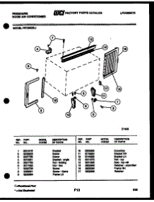 07 - Window Mounting Parts parts for Frigidaire Air Conditioner AR12ME5L1 from AppliancePartsPros.com