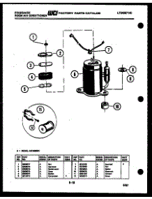 06 - Compressor Parts parts for Frigidaire Air Conditioner AR13MS8E1 from AppliancePartsPros.com