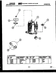 06 - Compressor Parts parts for Frigidaire Air Conditioner AR24NS8E1 from AppliancePartsPros.com