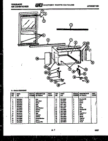 07 - Window Mounting Parts parts for Frigidaire Air Conditioner AR24NS8E1 from AppliancePartsPros.com