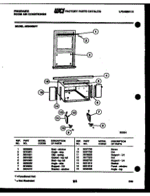 06 - Window Mounting Parts parts for Frigidaire Air Conditioner AR24NS8F7 from AppliancePartsPros.com