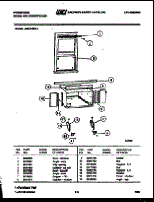 06 - Window Mounting Parts parts for Frigidaire Air Conditioner AR27NS5L1 from AppliancePartsPros.com