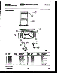 06 - Window Mounting Parts parts for Frigidaire Air Conditioner AR27NS5L7 from AppliancePartsPros.com