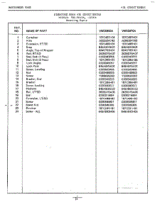Mounting Page 2 parts for Frigidaire Air Conditioner 5070A from AppliancePartsPros.com