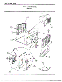 Room Air Conditioner Page 3 parts for Frigidaire Air Conditioner 5128A from AppliancePartsPros.com