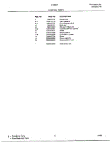 Control parts for Frigidaire Air Conditioner 5138007 from AppliancePartsPros.com