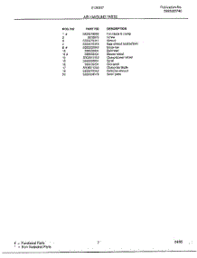 Air Handling parts for Frigidaire Air Conditioner 5138007 from AppliancePartsPros.com