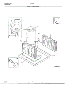 Compressor parts for Frigidaire Air Conditioner 5138007 from AppliancePartsPros.com