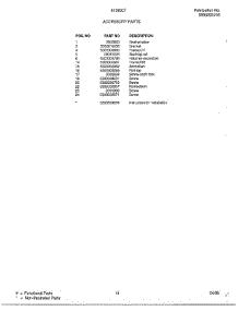 Accessory parts for Frigidaire Air Conditioner 5138007 from AppliancePartsPros.com